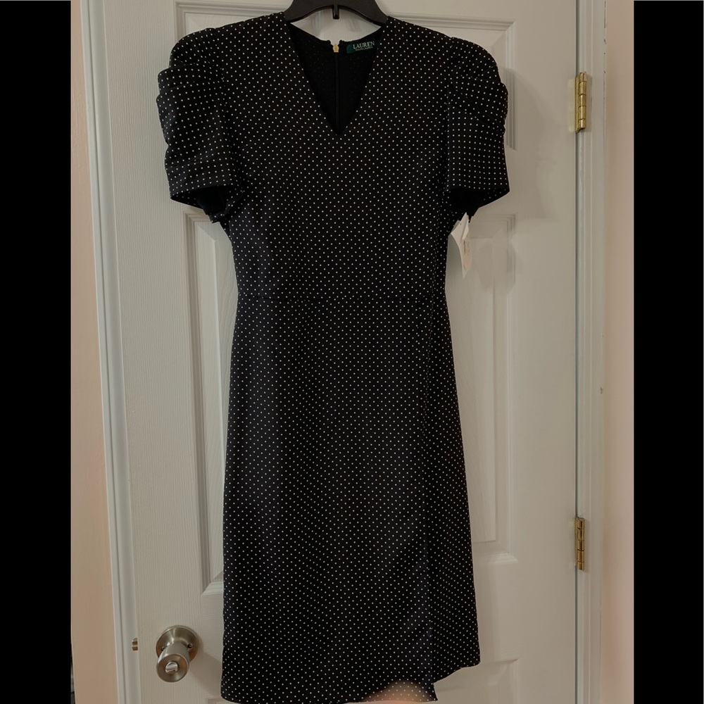 Ralph lauren polka dot dress